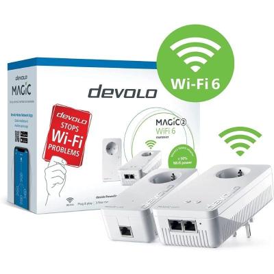 Adaptador Powerline Devolo Magic 2 WiFi 6 Starter Kit/