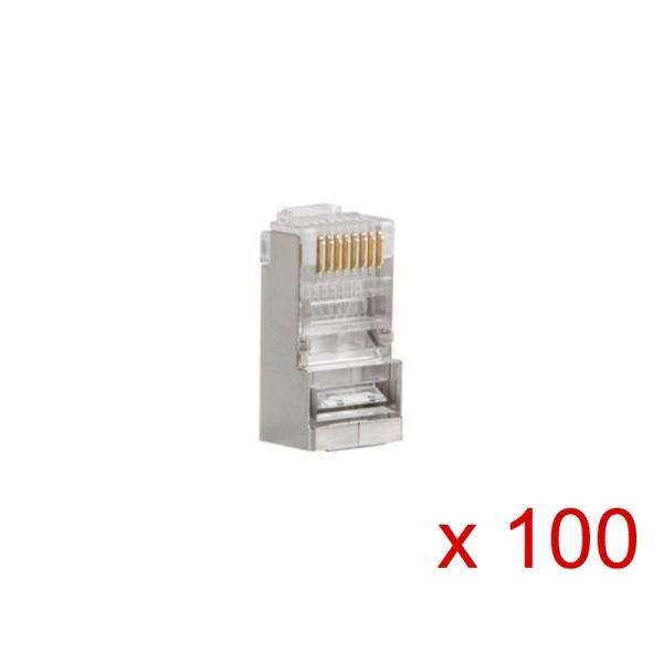 Conector RJ45 Lanberg PLS-5000/ CAT 5e FTP/ 100 Uds