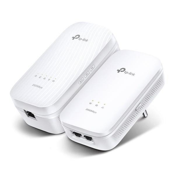 KIT DE ADAPTADORES PLC/ POWERLINE TP-LINK TL-WPA9610 KIT - PACK 2 UNIDADES - 2000MBPS SOBRE LÍNEA ELÉCTRICA - 1200MBPS WIFI - 30