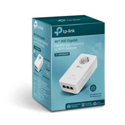 Adaptador Powerline TPLink AC WPA8630P V2.1 1300Mbps/ Alcance