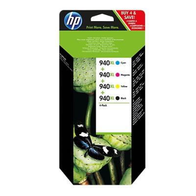 MULTIPACK 4 CARTUCHOS HP Nº940XL - NEGRO/CIAN/MAGENTA/AMARILLO