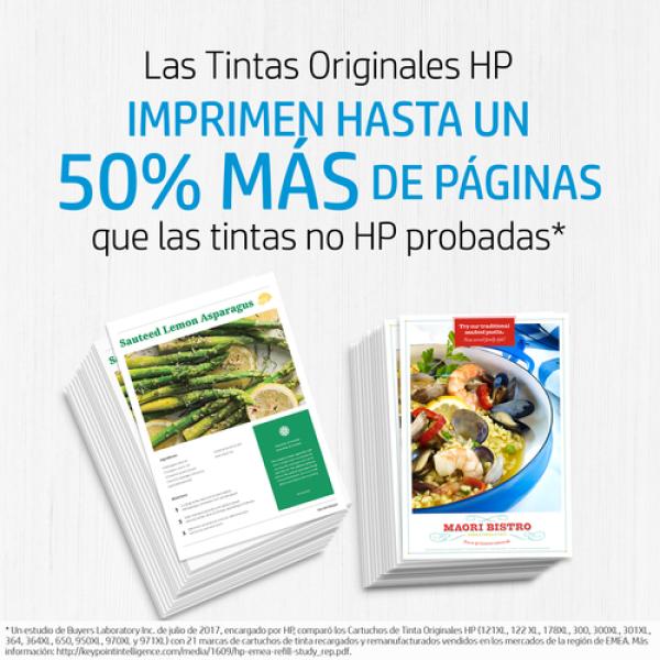 Cartucho de Tinta Original HP nº301 XL Alta Capacidad Multipack/ 2x Negro