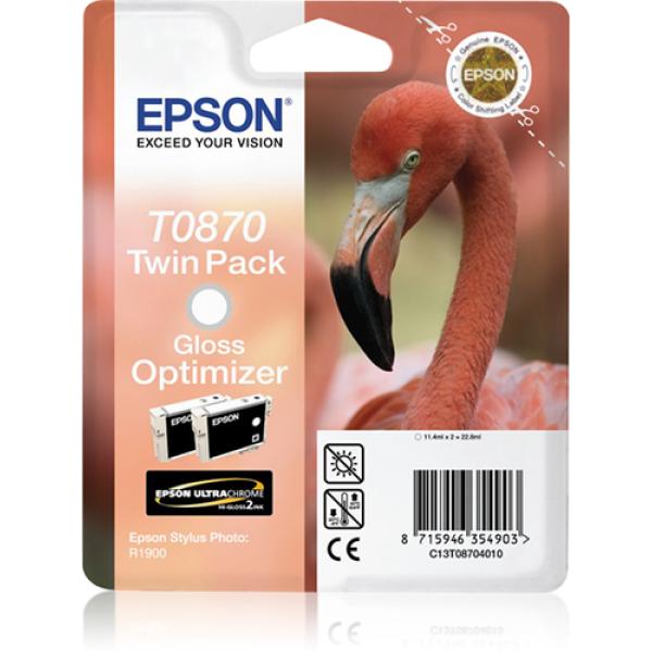 Cartucho de Tinta Original Epson T0870 Multipack/ 2x Optimizador de Brillo