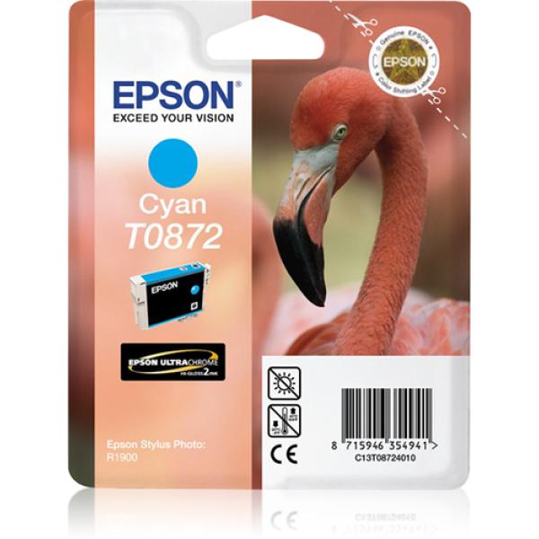 Cartucho de Tinta Original Epson T0872/ Cian