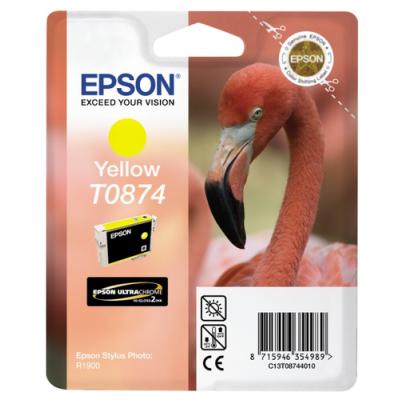 Cartucho de Tinta Original Epson T0874/ Amarillo