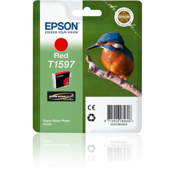 Cartucho de Tinta Original Epson T1597/ Rojo