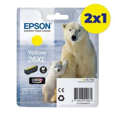 Promocion 2x1 Cartucho de Tinta Original Epson nº26 XL Alta