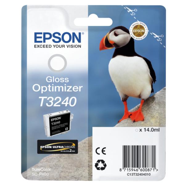 Cartucho de Tinta Original Epson T3240/ Optimizador de Brillo