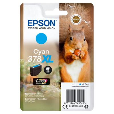 Cartucho de Tinta Original Epson nº378 XL Alta Capacidad/ Cian