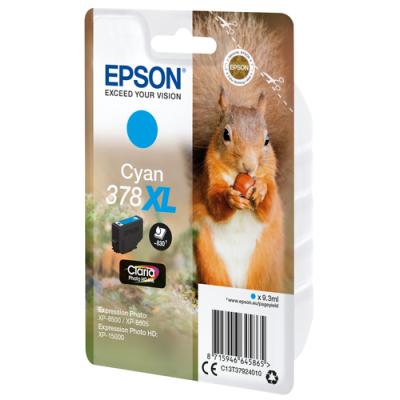 Cartucho de Tinta Original Epson nº378 XL Alta Capacidad/ Cian