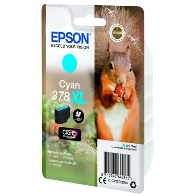 Cartucho de Tinta Original Epson nº378 XL Alta Capacidad/ Cian