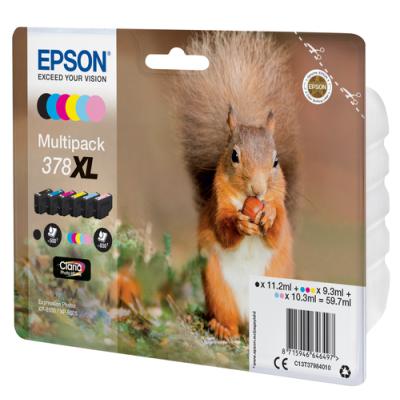 Cartucho de Tinta Original Epson nº378 XL Alta Capacidad