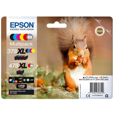 Cartucho de Tinta Original Epson 378XL/478XL Multipack/ Negro/