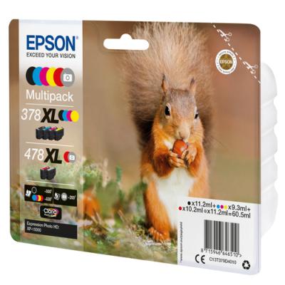 Cartucho de Tinta Original Epson 378XL/478XL Multipack/ Negro/