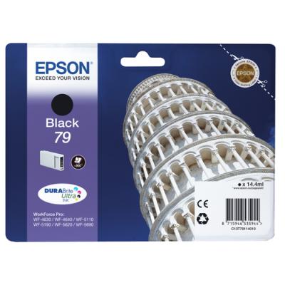 CARTUCHO TINTA NEGRO EPSON 79 - 14.4ML - TORRE DE PISA - PARA