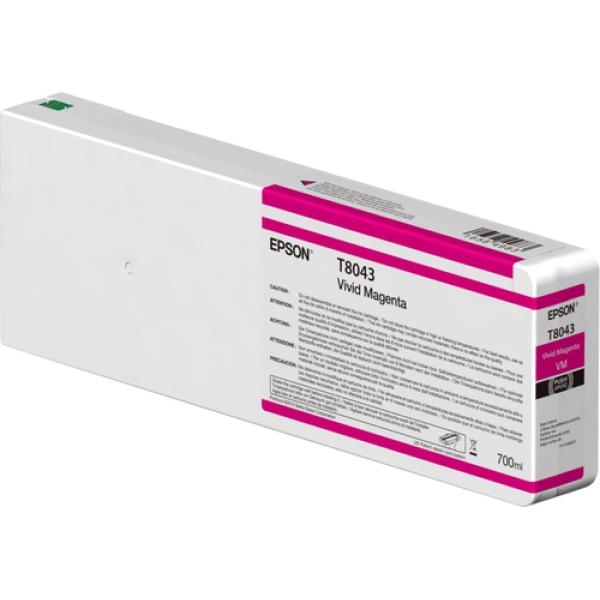 Cartucho de Tinta Original Epson T804300/ Magenta Vivo