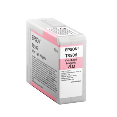 Cartucho de Tinta Original Epson T8506/ Magenta Claro Vivo