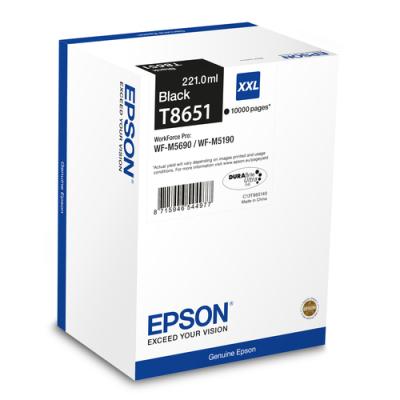 Cartucho de Tinta Original Epson T8651 XXL Alta Capacidad/ Negro