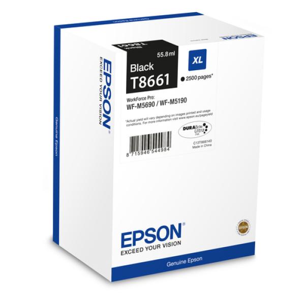 Cartucho de Tinta Original Epson T8661 XL Alta Capacidad/ Negro