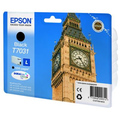 Cartucho de Tinta Original Epson T7031 L/ Negro