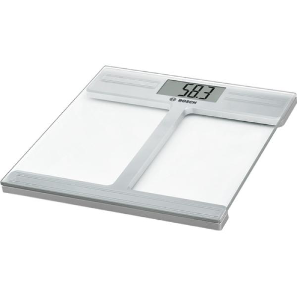 BASCULA DE BAÑO BOSCH AXXENCE STEP ON PPW4201 - CONEXION AUTOMATICA- HASTA 180KG - 4 SENSORES DE PESO - DISPLAY GRAN TAMAÑO - 1x