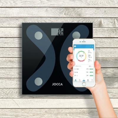 Báscula de Baño Jocca 1440/ Análisis Corporal/ Bluetooth/ Hasta