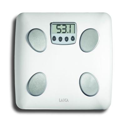 BÁSCULA DE BAÑO ANALIZADORA LAICA PS4007 BLANCA - CALCULO GRASA