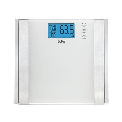 BÁSCULA DE BAÑO ANALIZADORA LAICA PS5011 BLANCA - GRAN DISPLAY