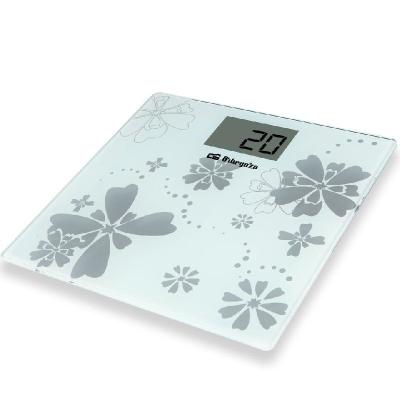 Báscula de Baño Orbegozo PB-2216/ Hasta 150kg/ Blanca