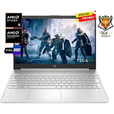 HP 15S-EQ2153ns AMD Ryzen 5-5500u 8GB 512GB SSD 15.6" FreeDOS