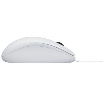 Ratón Logitech B100/ Hasta 800 DPI/ Blanco