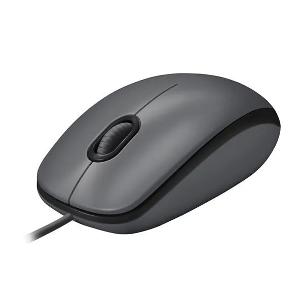 Ratón Logitech M100/ Hasta 1000 DPI/ Negro