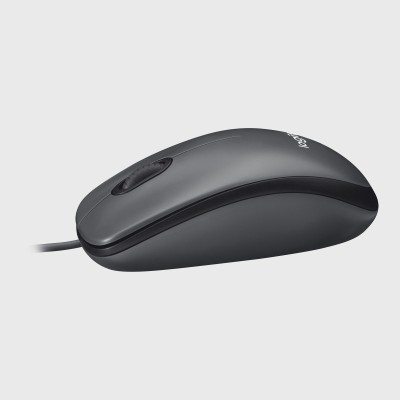 Ratón Logitech M100/ Hasta 1000 DPI/ Negro