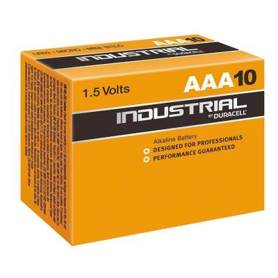 PACK DE 10 PILAS AAA DURACELL INDUSTRIAL ID2400B10 - 1.5V -