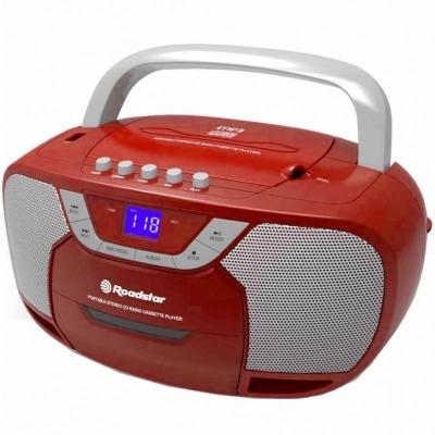 Radio CD Roadstar RCR-4625NU BK/ Roja