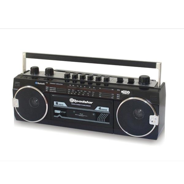 Radio Portátil Roadstar RCR-3025EBTBK/ Negra