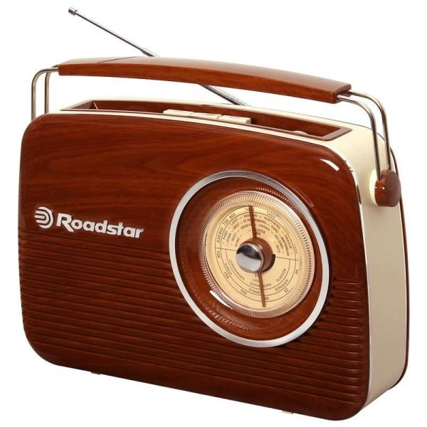 Radio Vintage Roadstar TRA-1957/WD/ Marrón