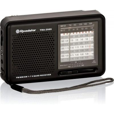 Radio Portátil Roadstar TRA-2989/ Negra