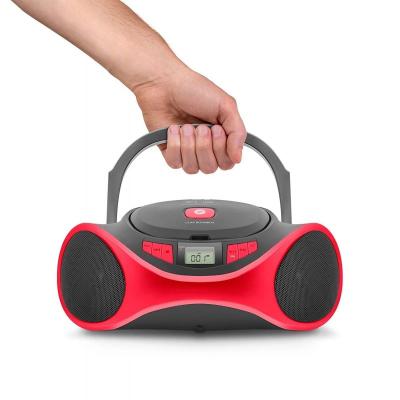 REPRODUCTOR CD SPC CLAP BOOMBOX ROJO - 2X 1.5W RMS - USB - AUX