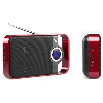 RADIO PORTÁTIL SUNSTECH RPDS250RD RED - FM - 30 PRESINTONIAS -