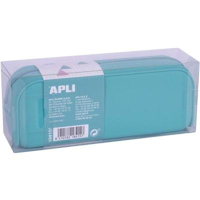 Estuche Portatodo Apli Nordik Collection/ 185 x 75 x 55mm/ Azul