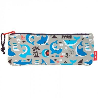 Estuche Portatodo Milan Shark Attack 081118SRT/ 23 x 9 x 1.5cm