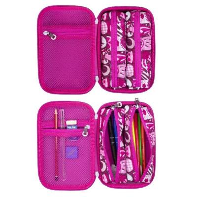 Kit 2 Estuches Portatodo Milan Hey Girl/ 135 x 215 x 65mm/ Rosa