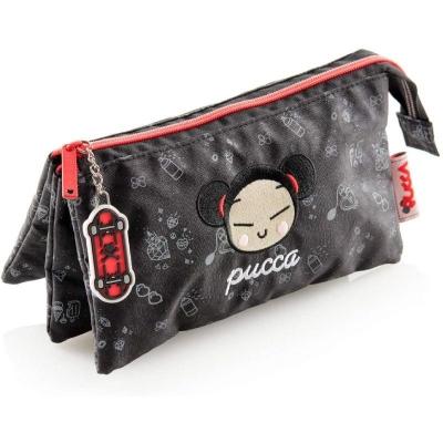 Estuche Portatodo Triple Miquel Rius Never Stop Pucca 18295/