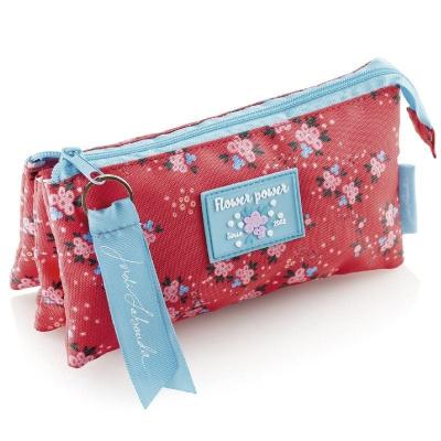 Estuche Portatodo Triple Miquel Rius Flowery 37745/ 115 x 220 x