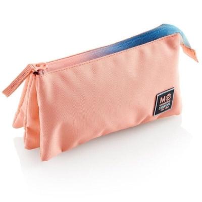 Estuche Portatodo Triple Miquel Rius Iris Coral 19115/ 210 x