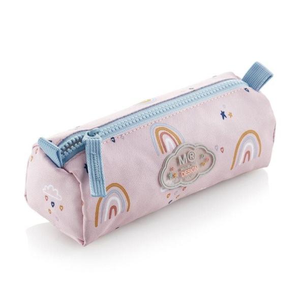 Estuche Portatodo Miquel Rius Rounded Rainbow Blue 16119/ 20 x 6 x 7.5cm