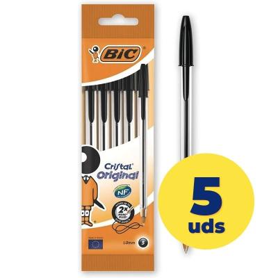 Bolígrafos de Tinta de Aceite Bic Cristal Original 802051/ 5