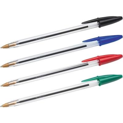 Bolígrafos de Tinta de Aceite Bic Cristal 802054/ 5 unidades/