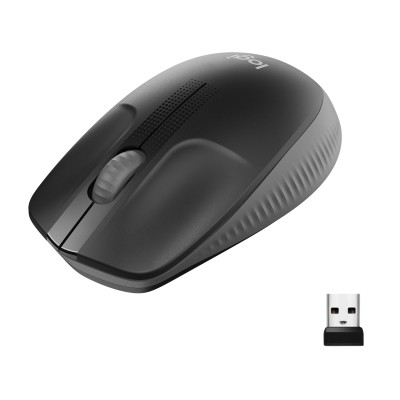 Ratón Inalámbrico Logitech M190/ Hasta 1000 DPI/ Gris Marengo